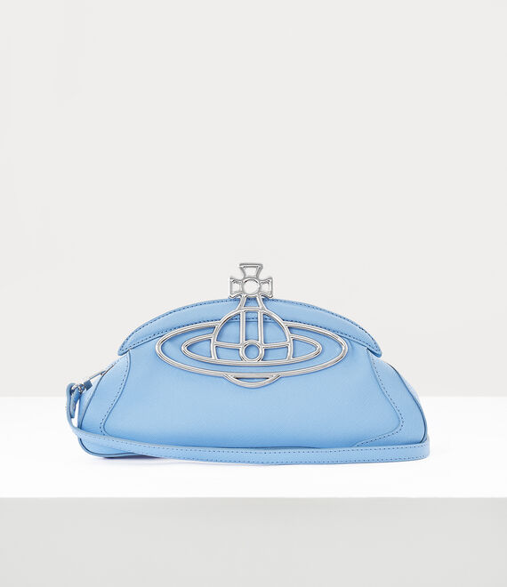 Vivienne Westwood Amber Clutch in LIGHT BLUE